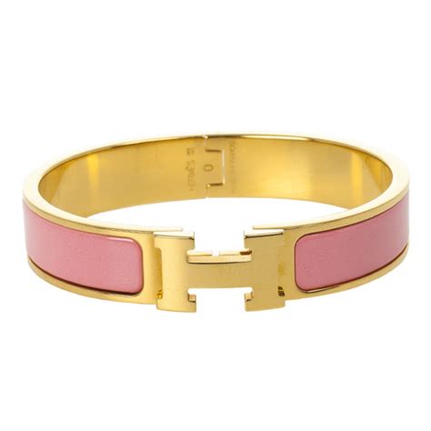 hermes pink and gold bracelet|hermes bracelet mother of pearl.